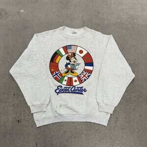 Vintage Disney Design Epcot Center Sweatshirt Size XL